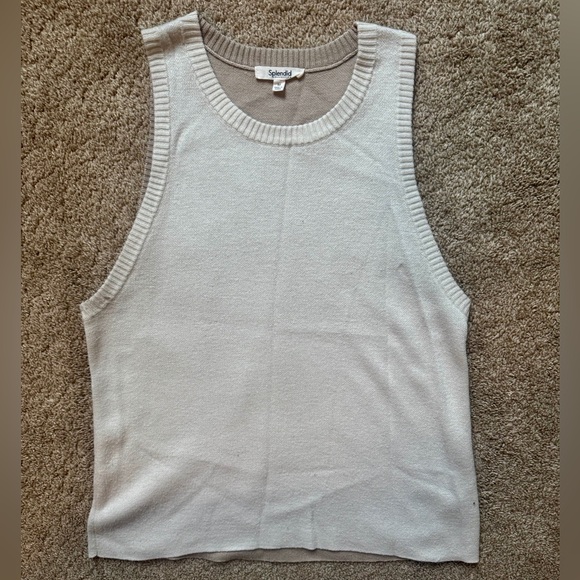 Splendid Tops - Splendid Sydney Cashblend Sweater Tank Top